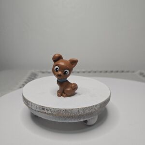 Barbie Doll Pets Small Brown Puppy Dog Sitting Toy [ Read Details ]